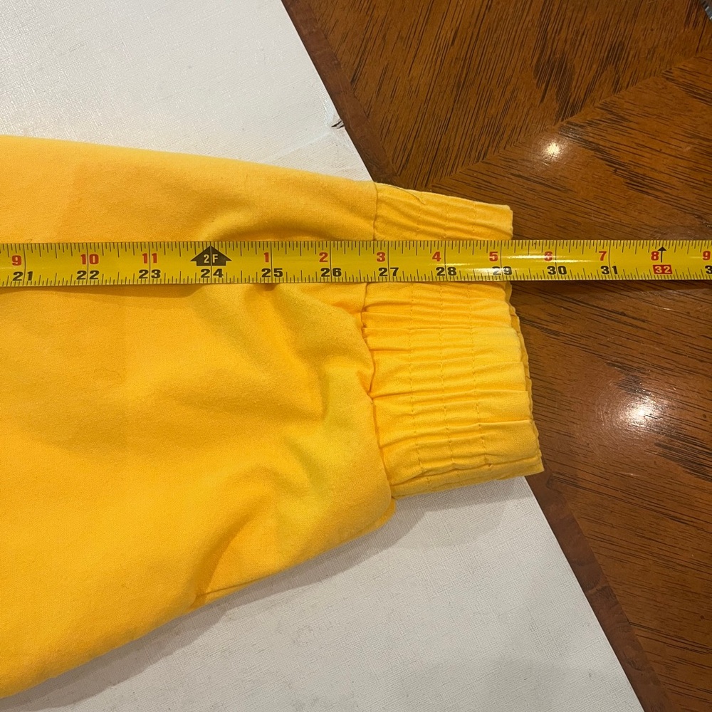 Vintage Bright Yellow oversized dolman sleeve Jacket. Totally 80s!! Amazing!! - Picture 12 of 13